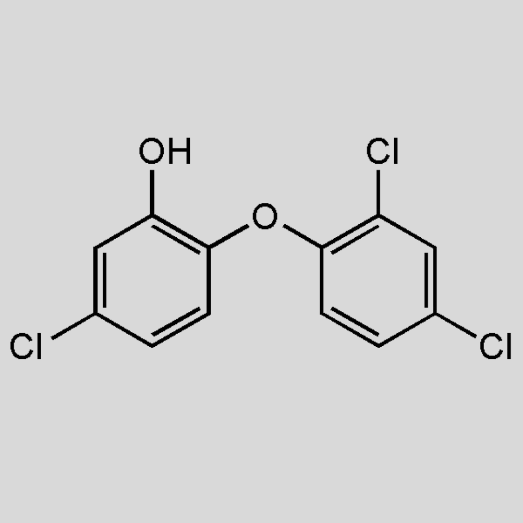 Triclosan chemical symbol